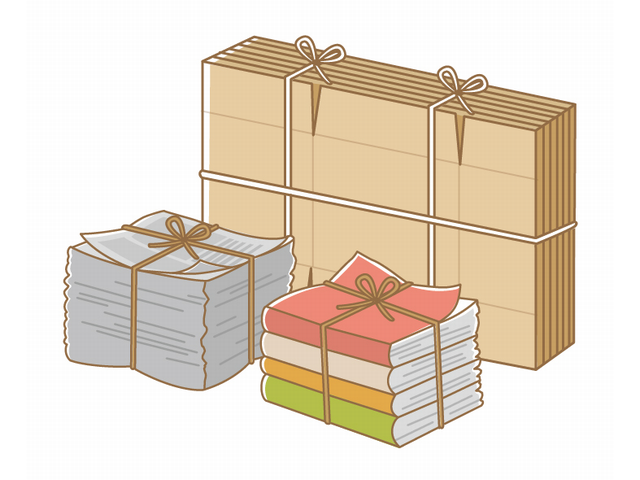 廃品回収・新聞紙・ダンボール・雑誌等